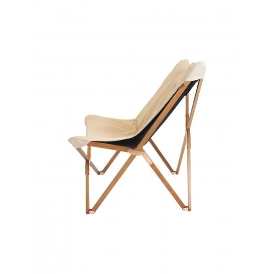 Bo-Camp Urban Outdoor Collection Relaxstoel Bloomsbury L Oxford Polyester Beige 6 Bo-Camp Urban Outdoor Collection Relaxstoel Bloomsbury L Oxford Polyester Beige - Afbeelding 4