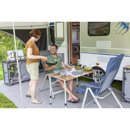 Bo Camp Stoelkussen Universeel Olefin Blauw 4 Bo Camp Stoelkussen Universeel Olefin Blauw - Afbeelding 2