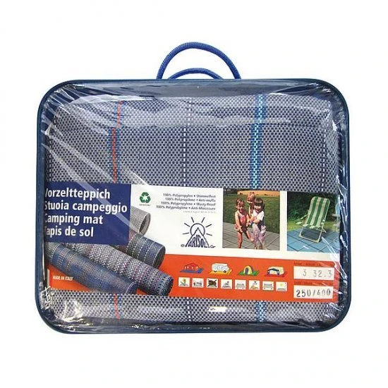 Arisol Tenttapijt Basic 2.5 X 4.5 Meter Grijs Gestreept 4 Arisol Tenttapijt Basic 2.5 X 4.5 Meter Grijs Gestreept - Afbeelding 2