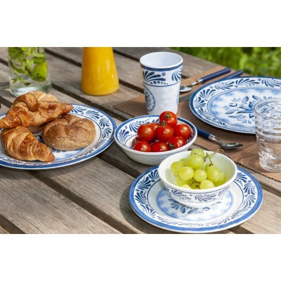 Bo Camp Servies 100 Procent Melamine 16 Delig Old Dutch Blauw 9 Bo Camp Servies 100 Procent Melamine 16 Delig Old Dutch Blauw - Afbeelding 7