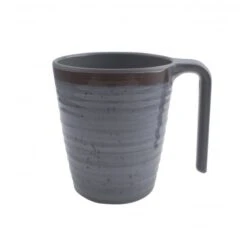 Bo-Camp Mok Halo Melamine Grijs 4 Stuks -Buiten Kamperen 6181402 2 550x550h