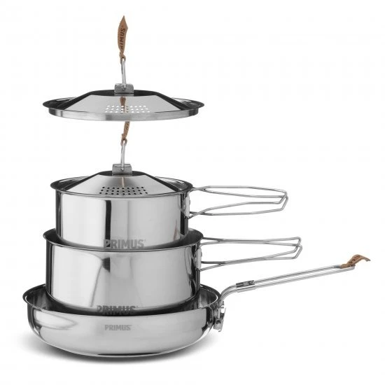 Primus CampFire Cookset Stainless Steel Small 3 Primus CampFire Cookset Stainless Steel Small