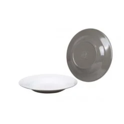 Bo-Camp Diep Bord 100 Melamine Diameter 21.5 Cm Two Tone Taupe