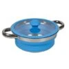Bo-Camp Pan Met Deksel Siliconen Opvouwbaar Blauw -Buiten Kamperen Bo Camp Pan met deksel Siliconen Opvouwbaar Blauw 550x550w