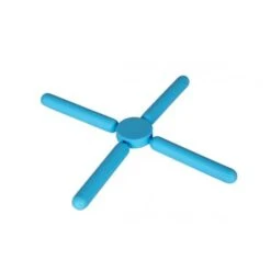 Bo-Camp Pannenonderzetter Uitklapbaar Siliconen Diameter 22 Cm