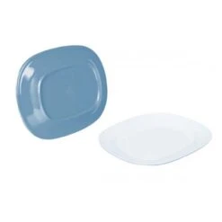 Bo Camp Schaal 100 Procent Melamine 31x25x3 Cm Two Tone Staalblauw