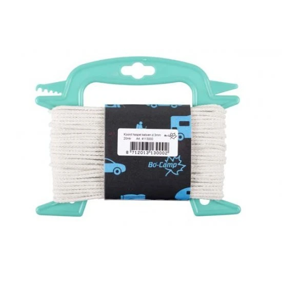 Bo-Camp Scheerlijn Op Haspel Diameter 3 Mm 20 Meter Katoen 3 Bo-Camp Scheerlijn Op Haspel Diameter 3 Mm 20 Meter Katoen