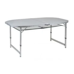 Bo-Camp Tafel Premium Ovaal Koffermodel 150x80 Cm