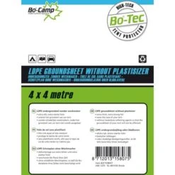 Bo-Camp Bo Tec Ondergrondzeil 4 X 4 Meter Transparant -Buiten Kamperen Bo Camp20Bo20Tec20ondergrondzeil20Zonder20weekmakers20420x20420Meter20Tran 550x550h