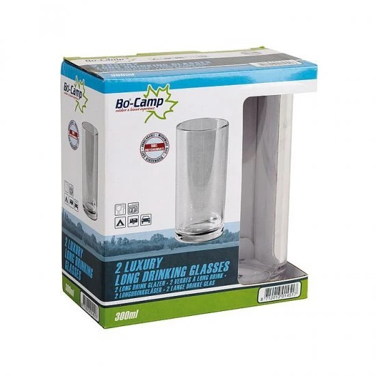 Bo-Camp Long Drinkglas Polycarbonaat Onbreekbaar 2 Stuks 4 Bo-Camp Long Drinkglas Polycarbonaat Onbreekbaar 2 Stuks - Afbeelding 2