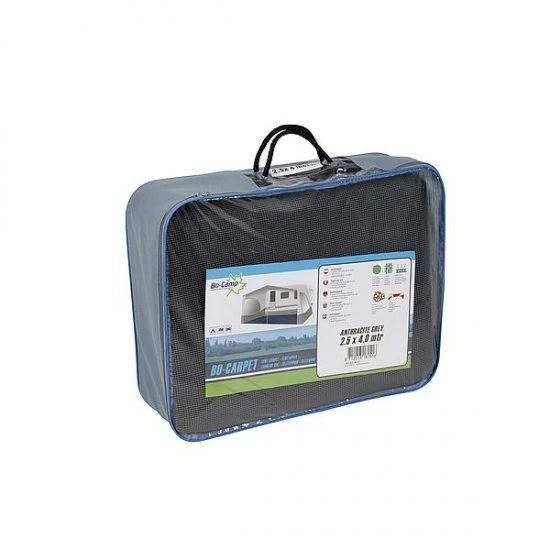 Bo-Camp Tenttapijt Bo Carpet 3 X 6 Meter Antraciet 4 Bo-Camp Tenttapijt Bo Carpet 3 X 6 Meter Antraciet - Afbeelding 2