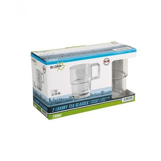 Bo-Camp Theeglas Polycarbonaat Onbreekbaar 2 Stuks 4 Bo-Camp Theeglas Polycarbonaat Onbreekbaar 2 Stuks - Afbeelding 2