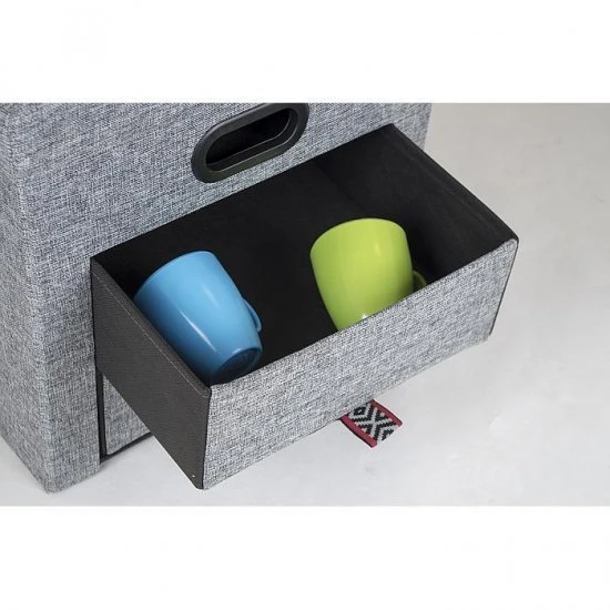 Bo-Camp Urban Outdoor Ottoman Holborn Grijs 5 Bo-Camp Urban Outdoor Ottoman Holborn Grijs - Afbeelding 3