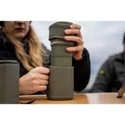 Ridgemonkey Thermomug DLX Brew Set Gunmetal Green 40 Ridgemonkey Thermomug DLX Brew Set Gunmetal Green -Buiten Kamperen JBH08745 550x550w