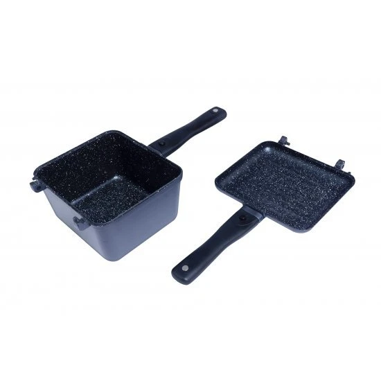RidgeMonkey Connect Deep Pan & Griddle Standard Granite Edition 5 RidgeMonkey Connect Deep Pan & Griddle Standard Granite Edition - Afbeelding 3