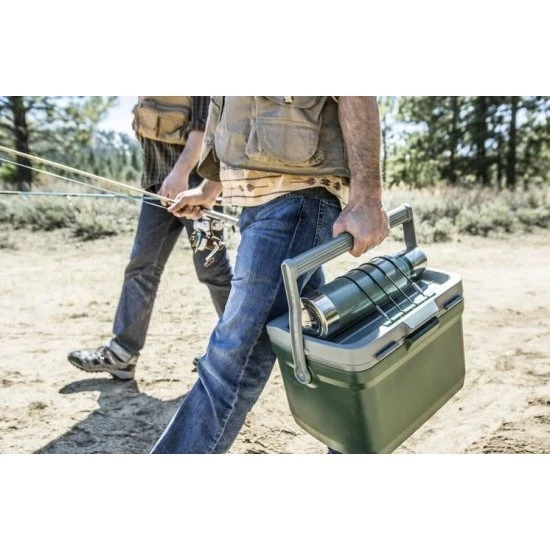 Stanley The Easy Carry Outdoor Cooler 15.1L Green 7 Stanley The Easy Carry Outdoor Cooler 15.1L Green - Afbeelding 5
