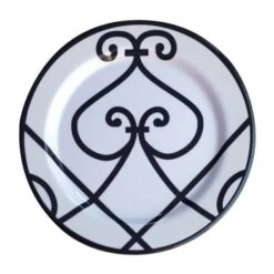 Sunvibes Bord Groot Melamine Arbesque 6 Stuks