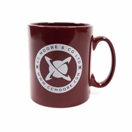CC Moore Burgundy Mug 3 CC Moore Burgundy Mug