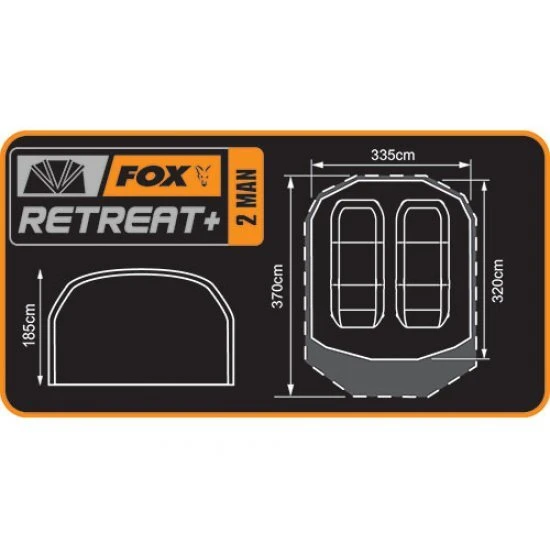 Fox Retreat Plus 2 Man Bivvy Incl.Inner Dome 7 Fox Retreat Plus 2 Man Bivvy Incl.Inner Dome - Afbeelding 5