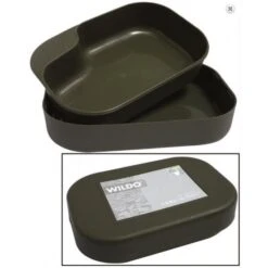 Mil-Tec OD 2-PC Camp-A-Box PVC Mess Kit