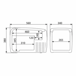 Dometic CDF 36 7 Dometic CDF 36 -Buiten Kamperen koelbox203 550x550 1